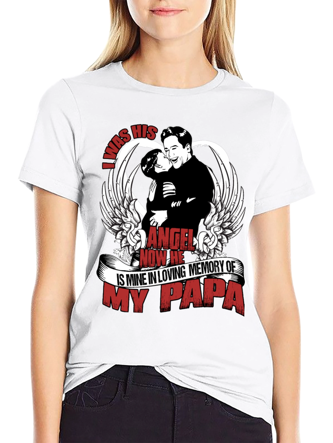 Memorial Papa Angel T-Shirt