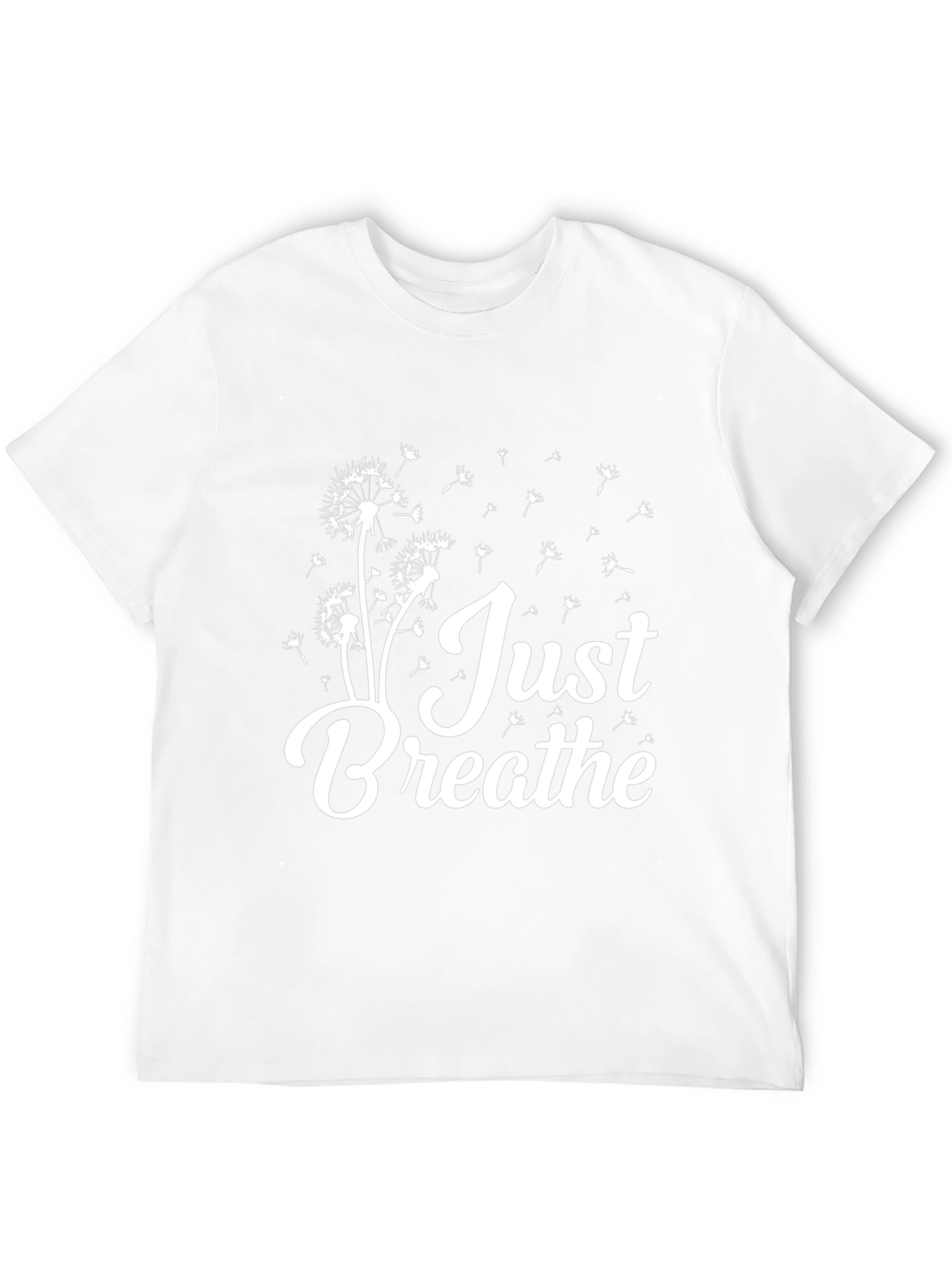 Just Breathe Black Graphic Tee
