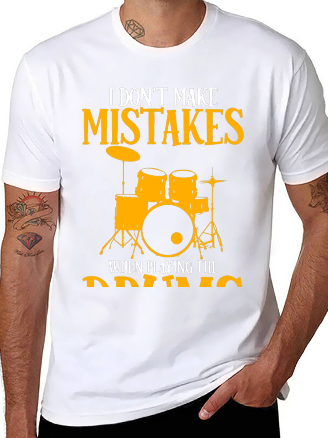 I Dont Make Mistakes Playing Drums T-Shirt