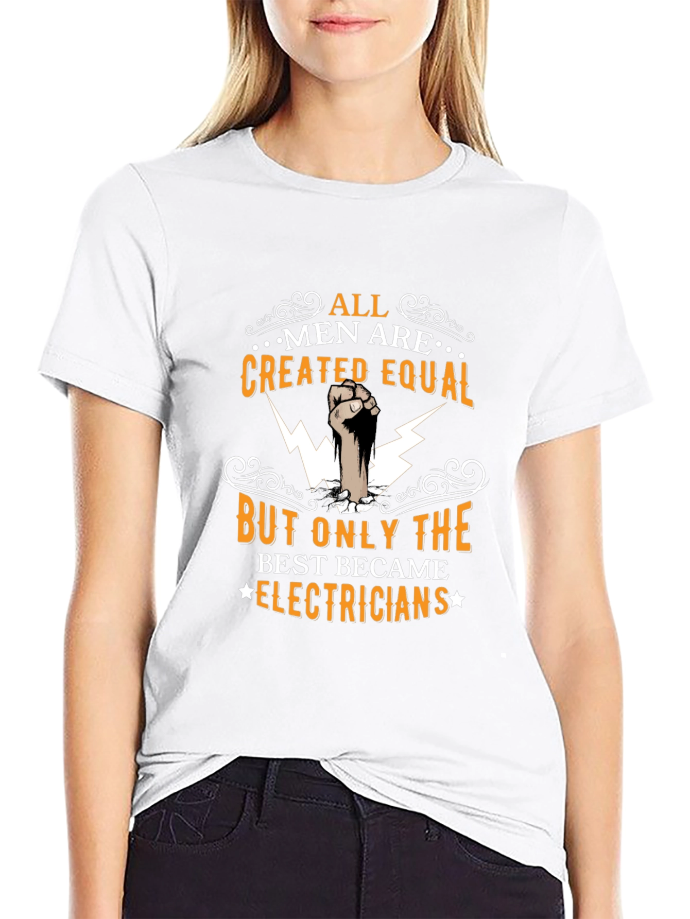 Electrician T-Shirt: All Men Are Created Equal