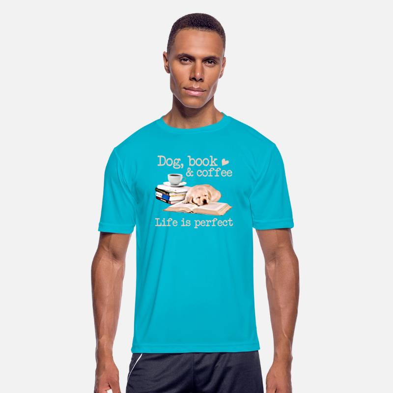 DOG BOOK COFFEE LIFE IS PERFECT