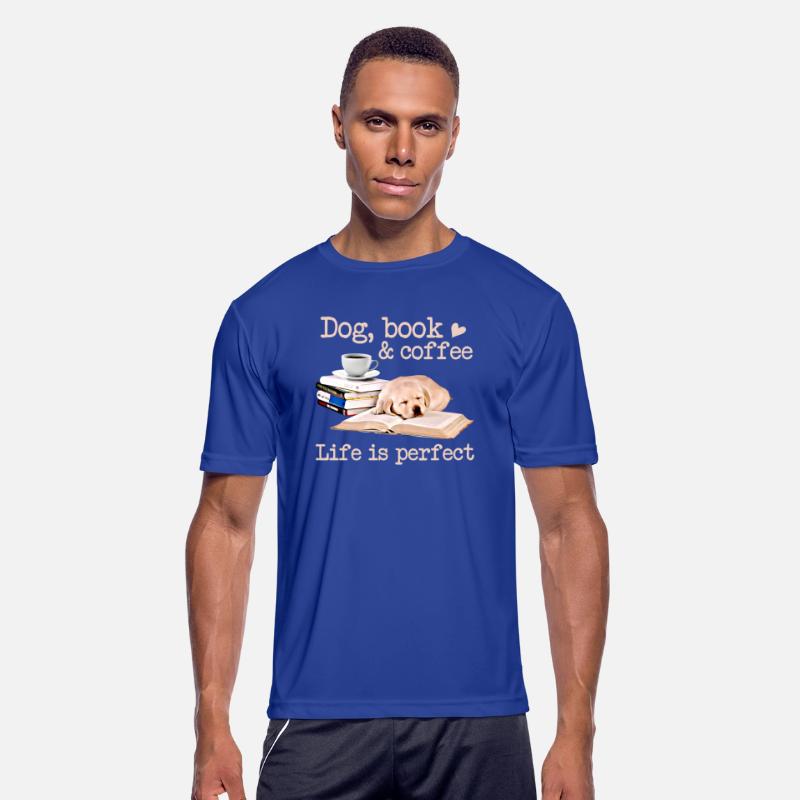 DOG BOOK COFFEE LIFE IS PERFECT