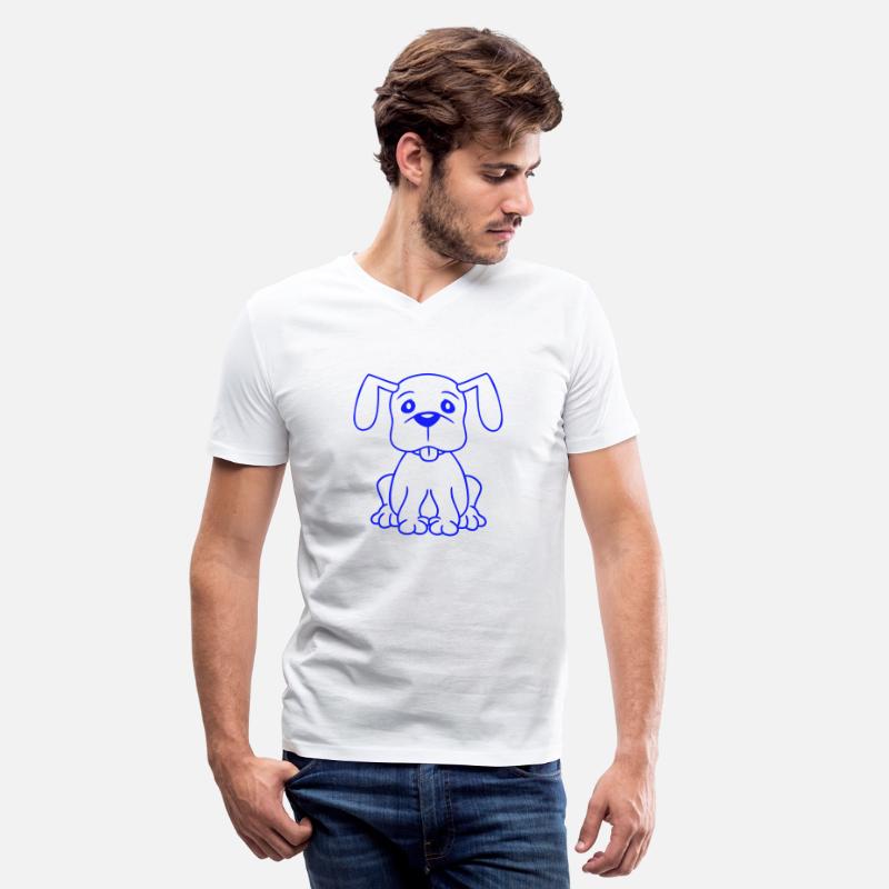 Dog Sits Cute Little Happy Puppy Pet Friendly Fun