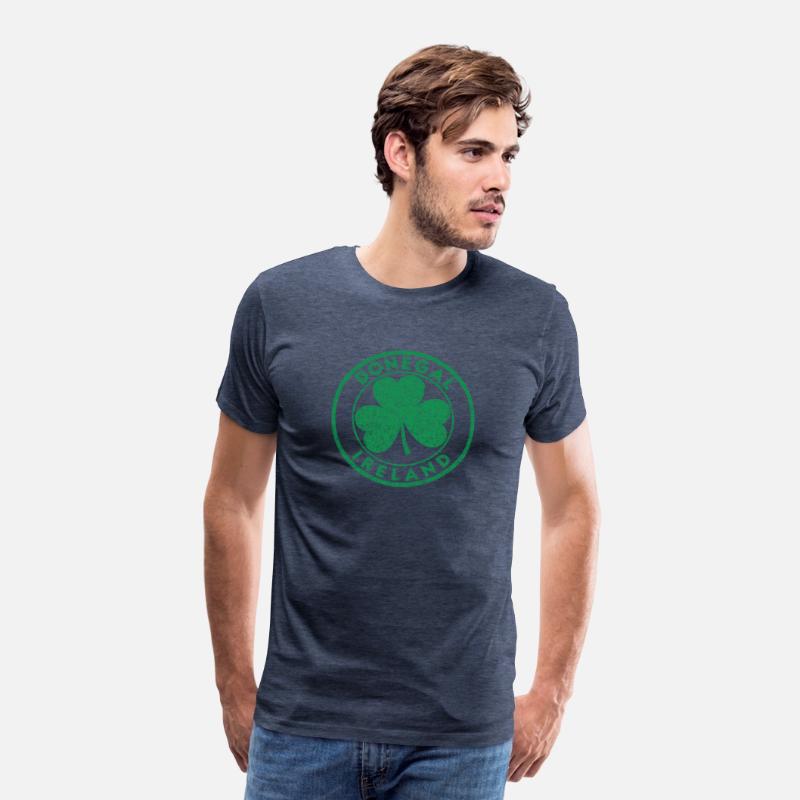 Donegal Ireland Shamrock Sign Distressed Green