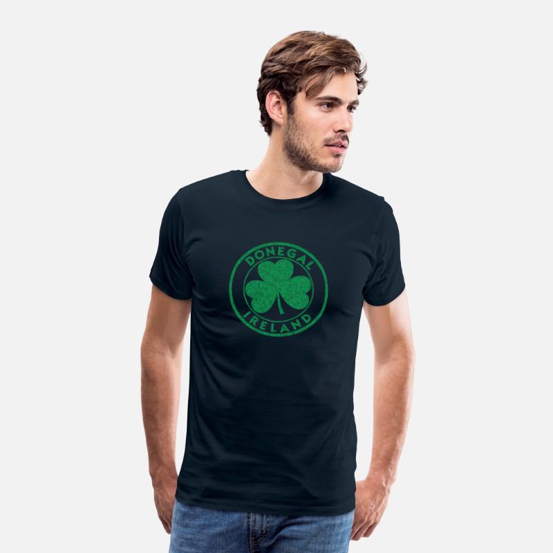 Donegal Ireland Shamrock Sign Distressed Green