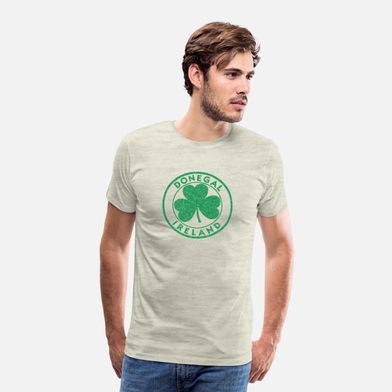 Donegal Ireland Shamrock Sign Distressed Green