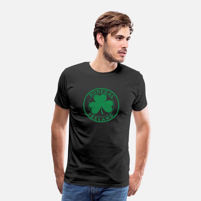 Donegal Ireland Shamrock Sign Distressed Green
