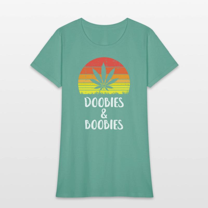 Doobies And Boobies Weed Cannabis 420 Stoner