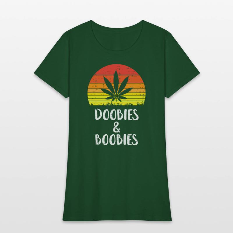 Doobies And Boobies Weed Cannabis 420 Stoner