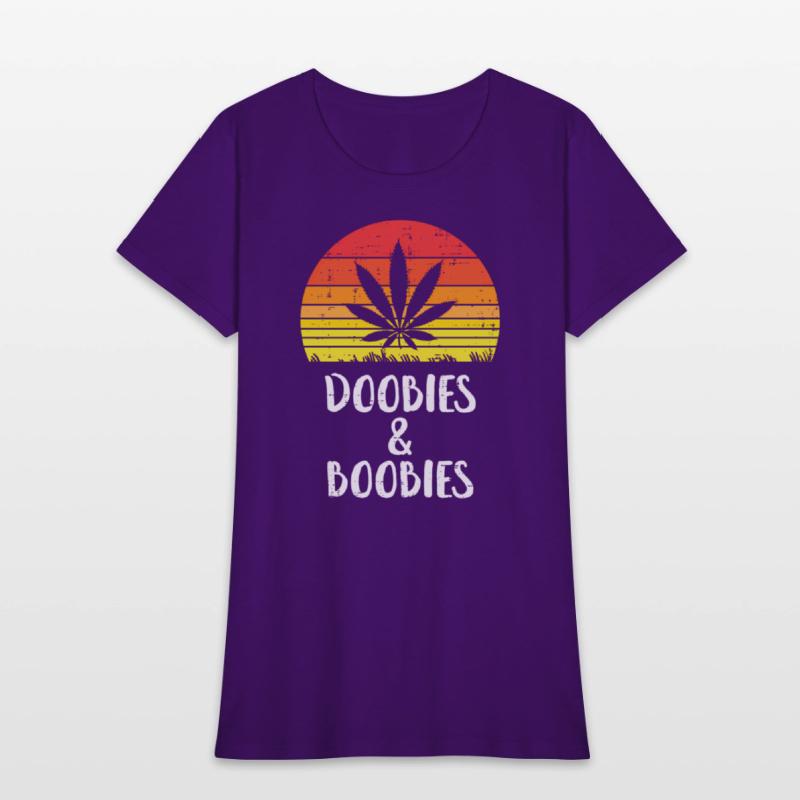 Doobies And Boobies Weed Cannabis 420 Stoner