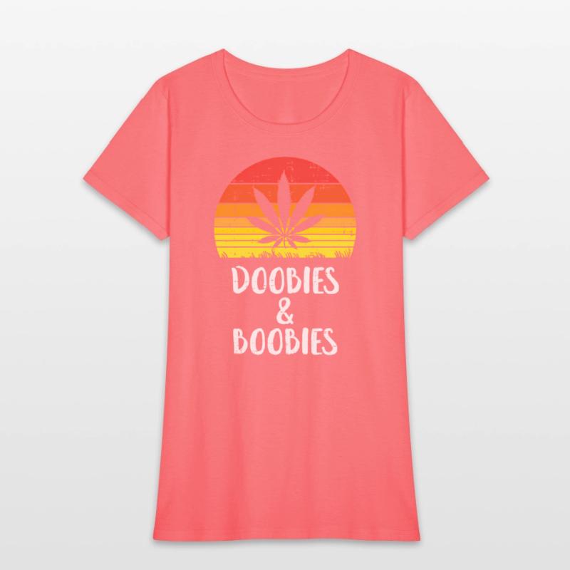 Doobies And Boobies Weed Cannabis 420 Stoner
