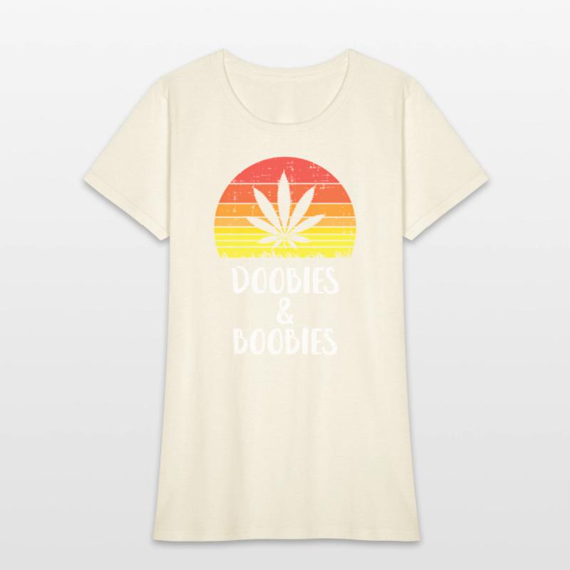 Doobies And Boobies Weed Cannabis 420 Stoner