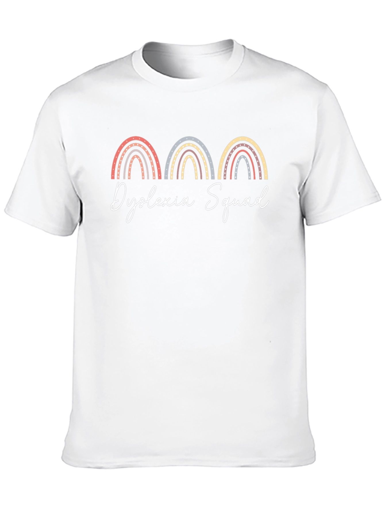 Dyslexia Squad Rainbow Graphic Tee