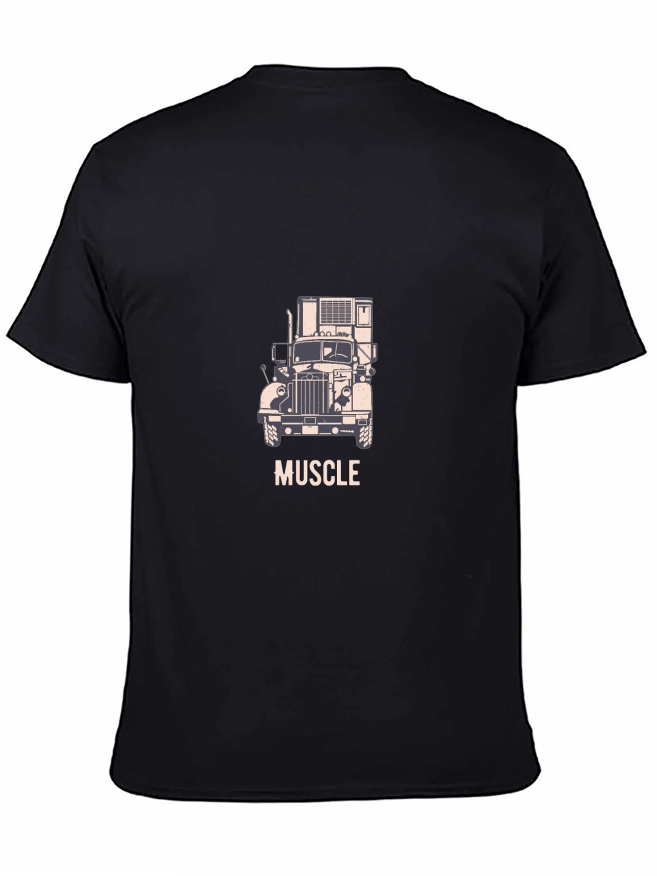 Muscle Truck Graphic Tee - Black