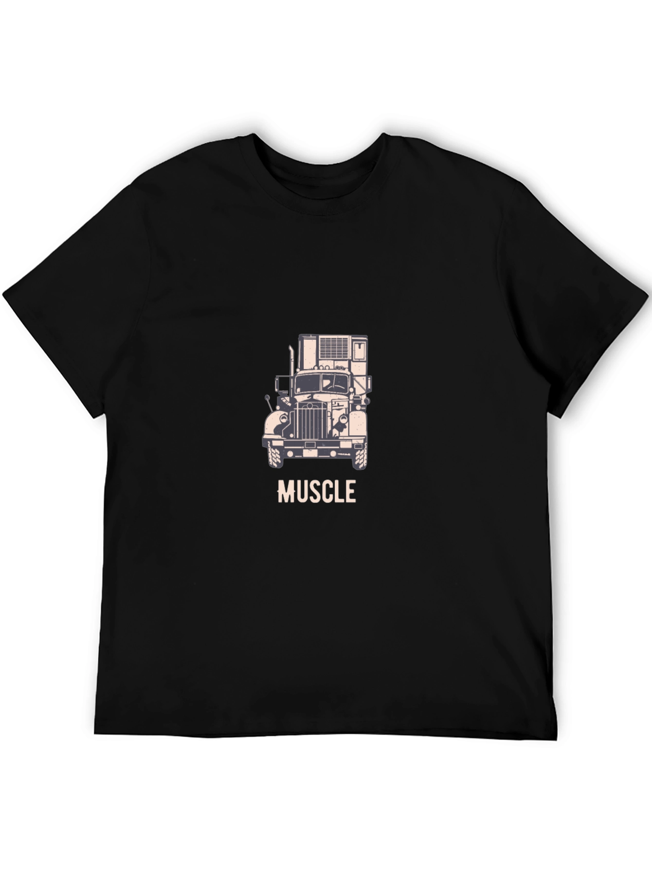Muscle Truck Graphic Tee - Black