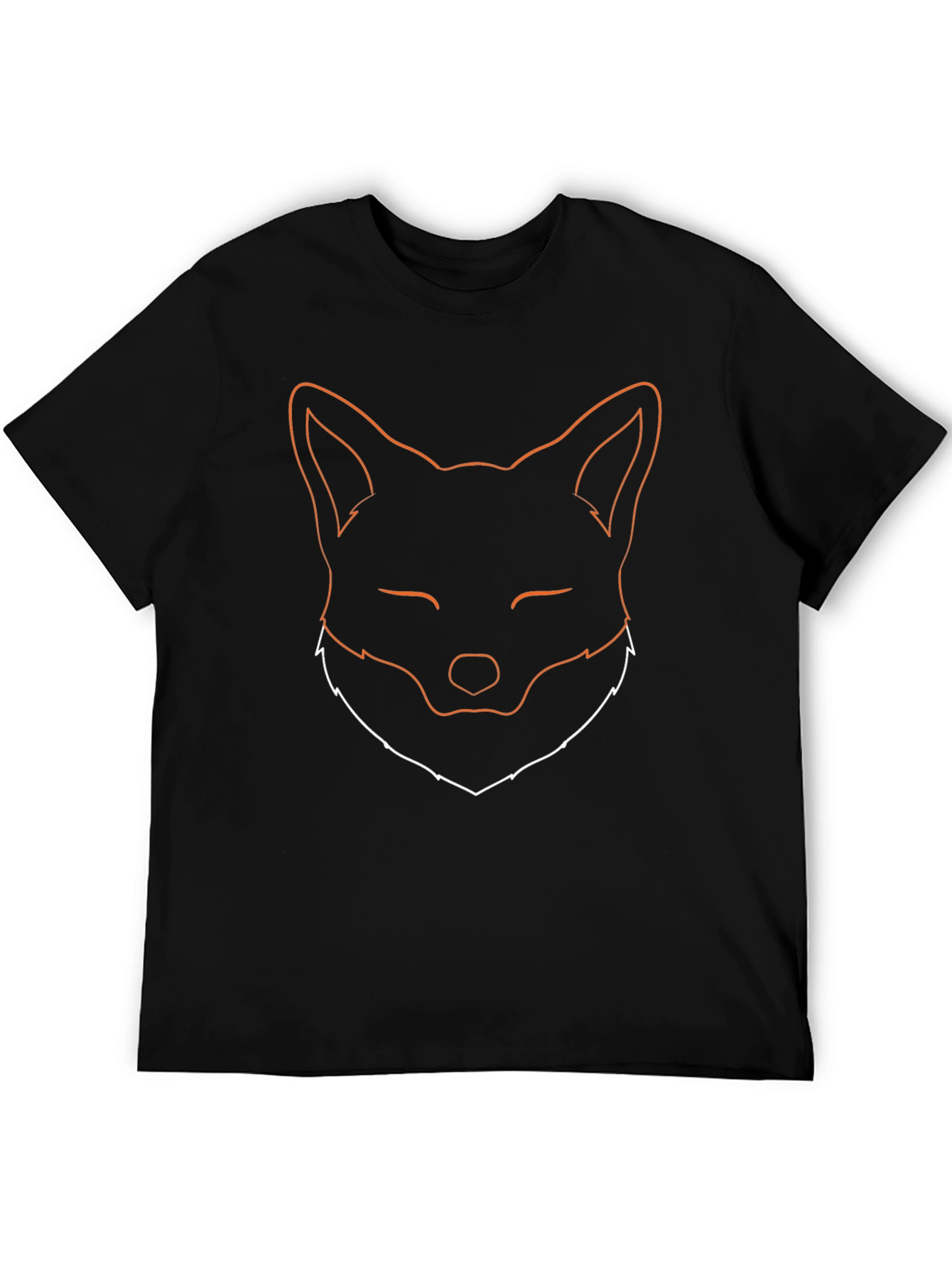 Fox Outline Graphic Tee - Unisex Soft Cotton