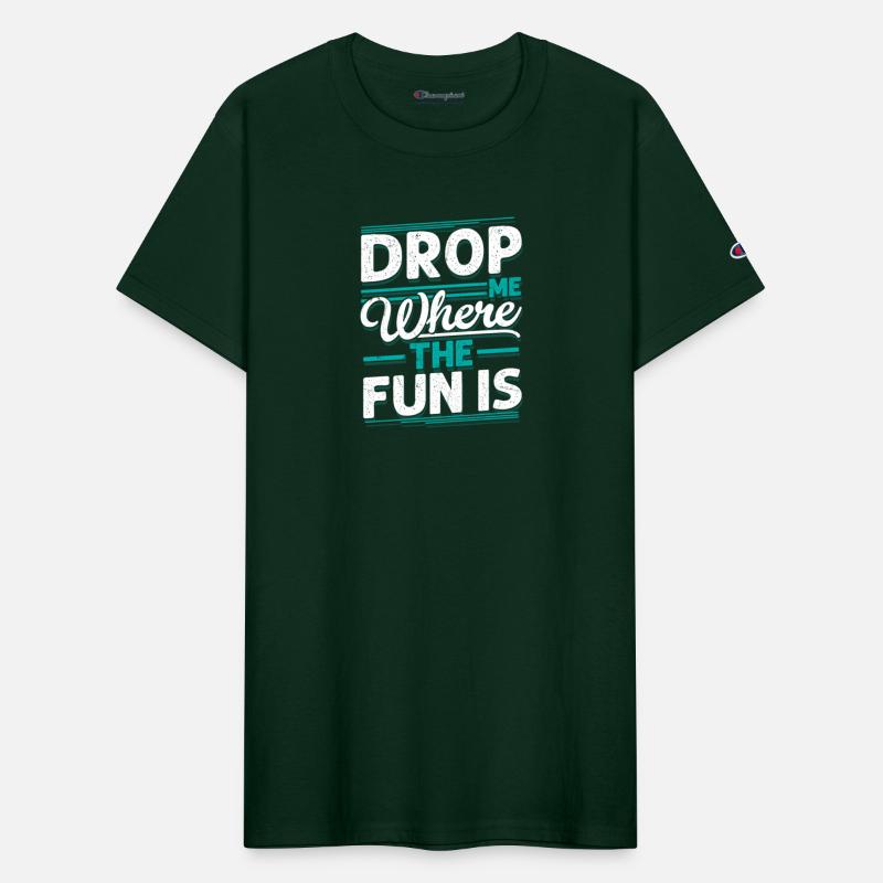 Drop Me Where The Fun Is Skydiver Parachute