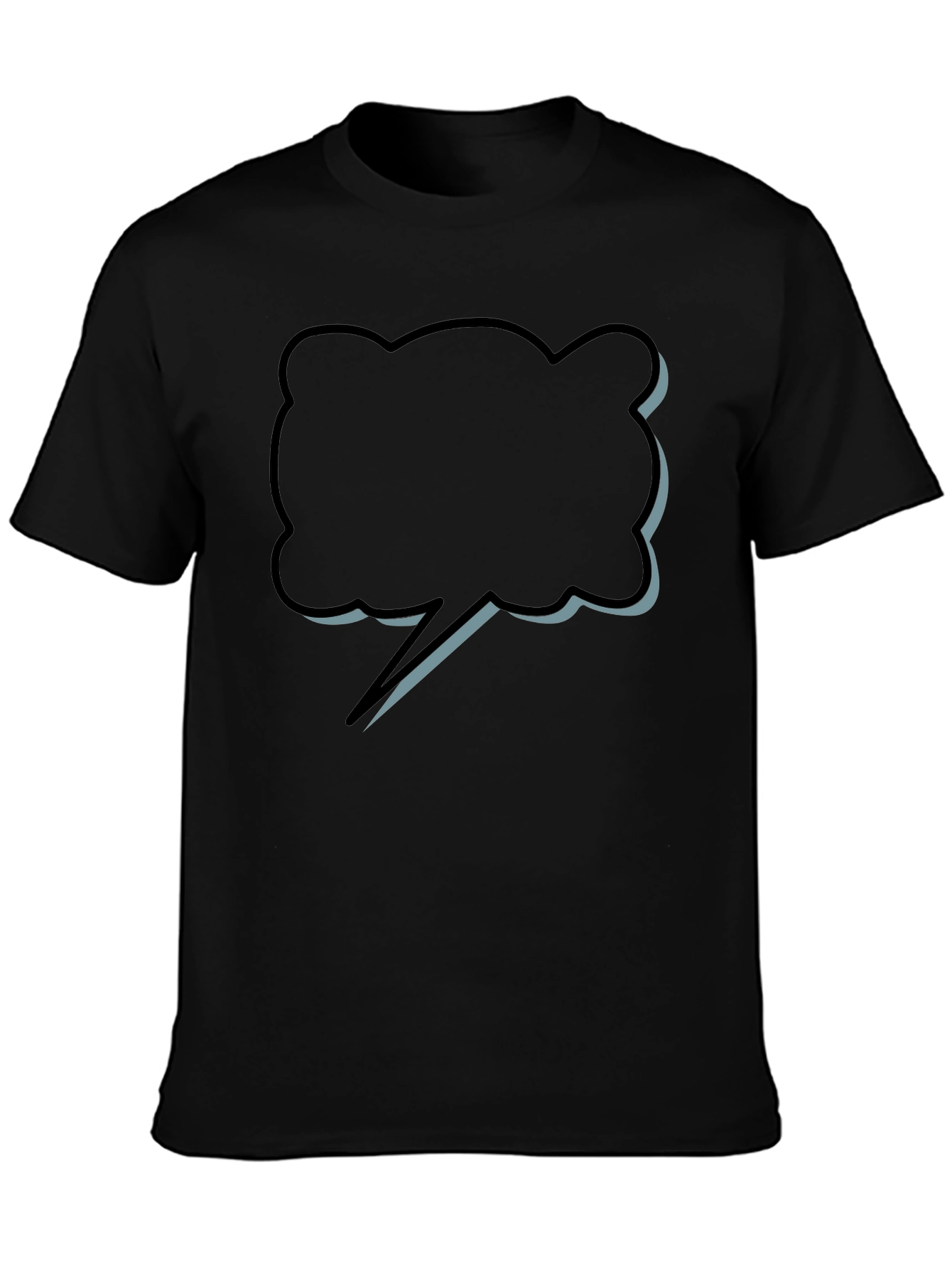 Statement Bubble Graphic T-Shirt - Soft Cotton Blend