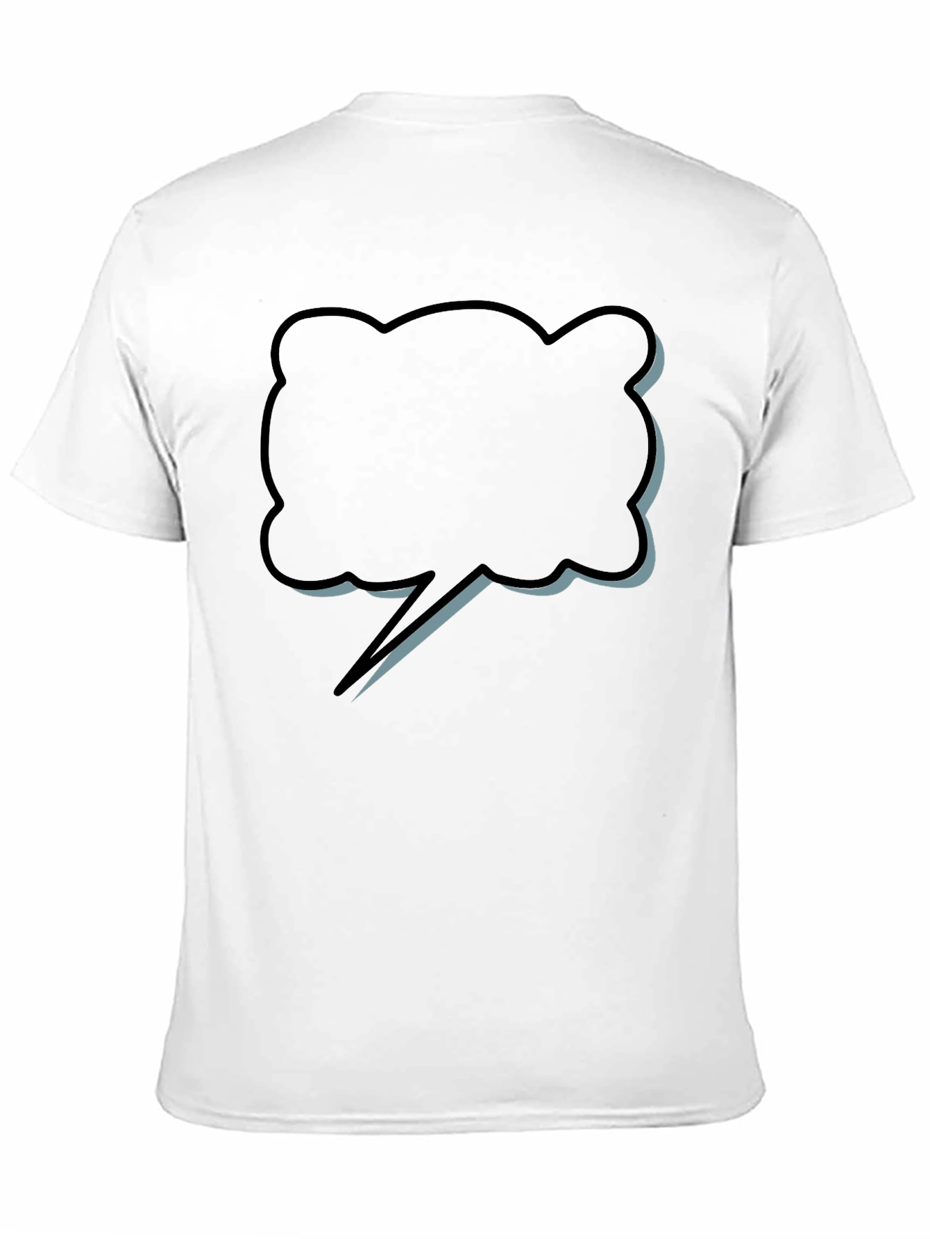 Statement Bubble Graphic T-Shirt - Soft Cotton Blend