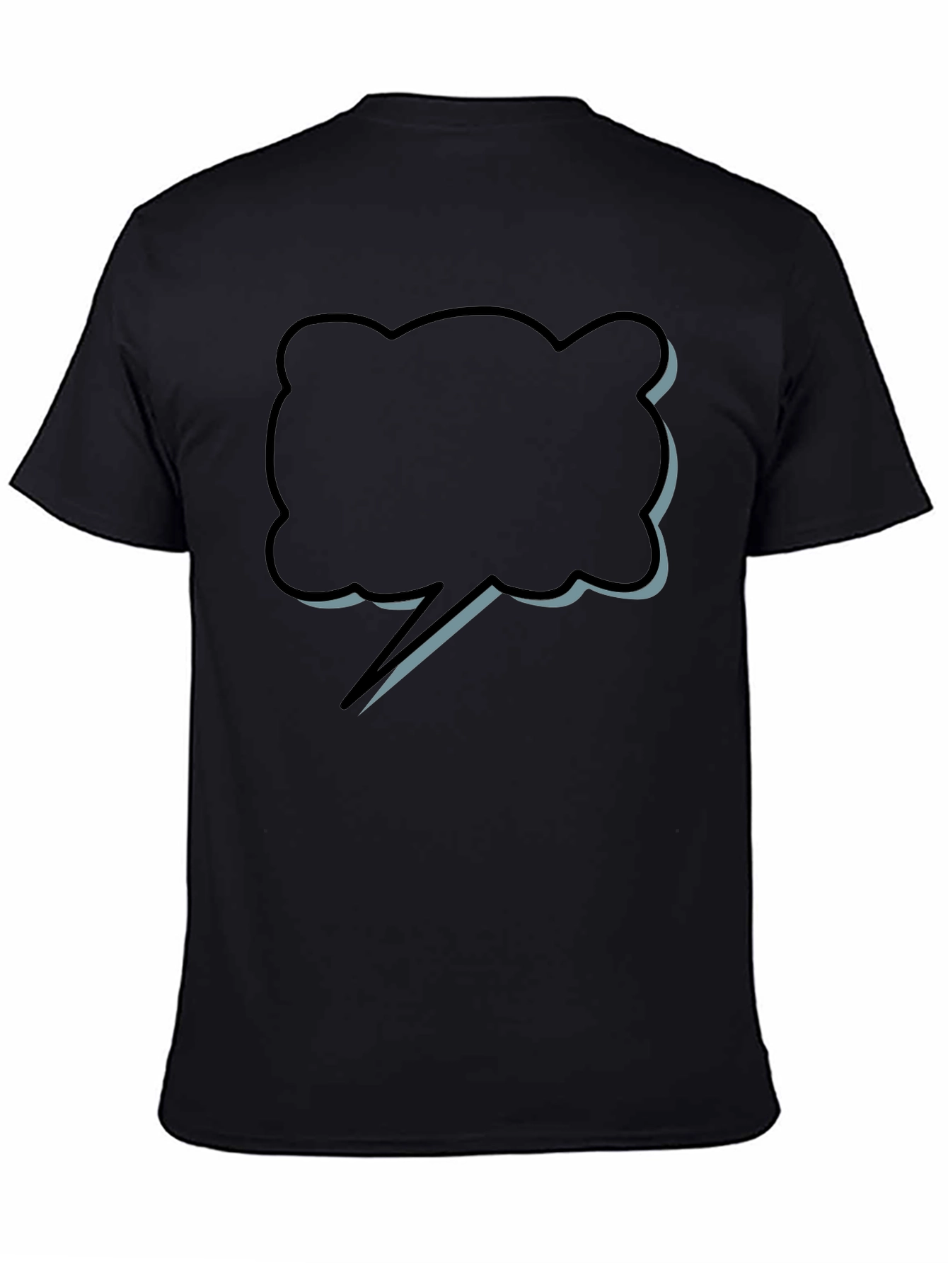Statement Bubble Graphic T-Shirt - Soft Cotton Blend