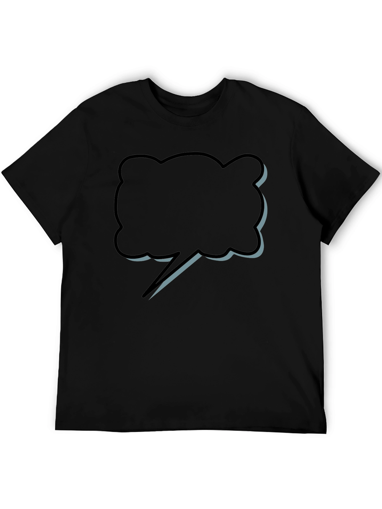 Statement Bubble Graphic T-Shirt - Soft Cotton Blend