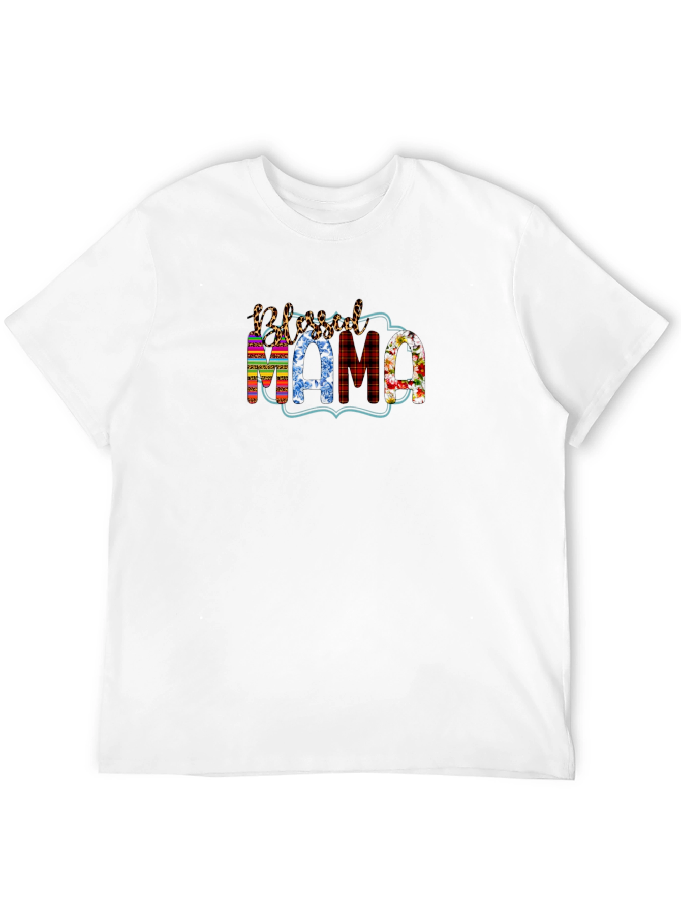 Blessed Mama Graphic Tee - Stylish Comfort
