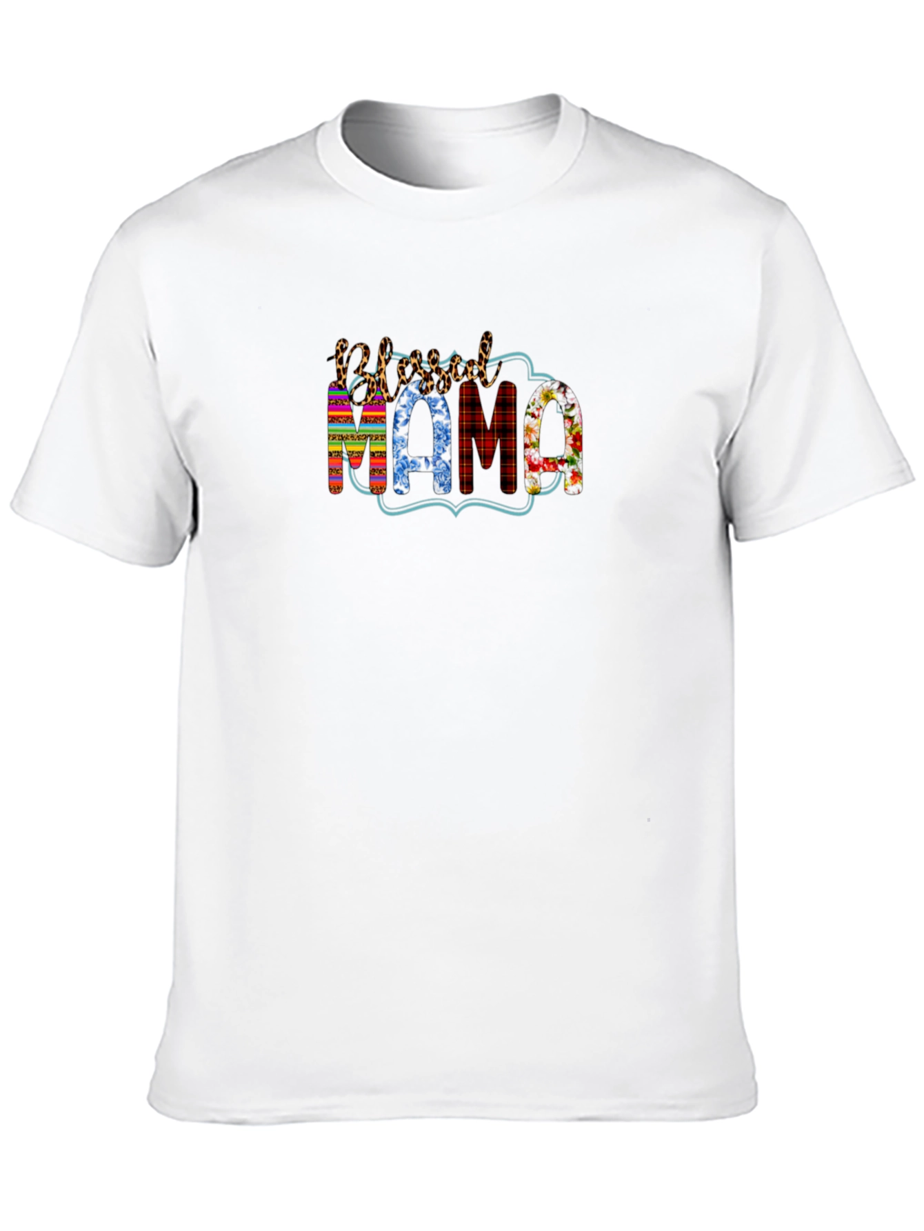 Blessed Mama Graphic Tee - Stylish Comfort