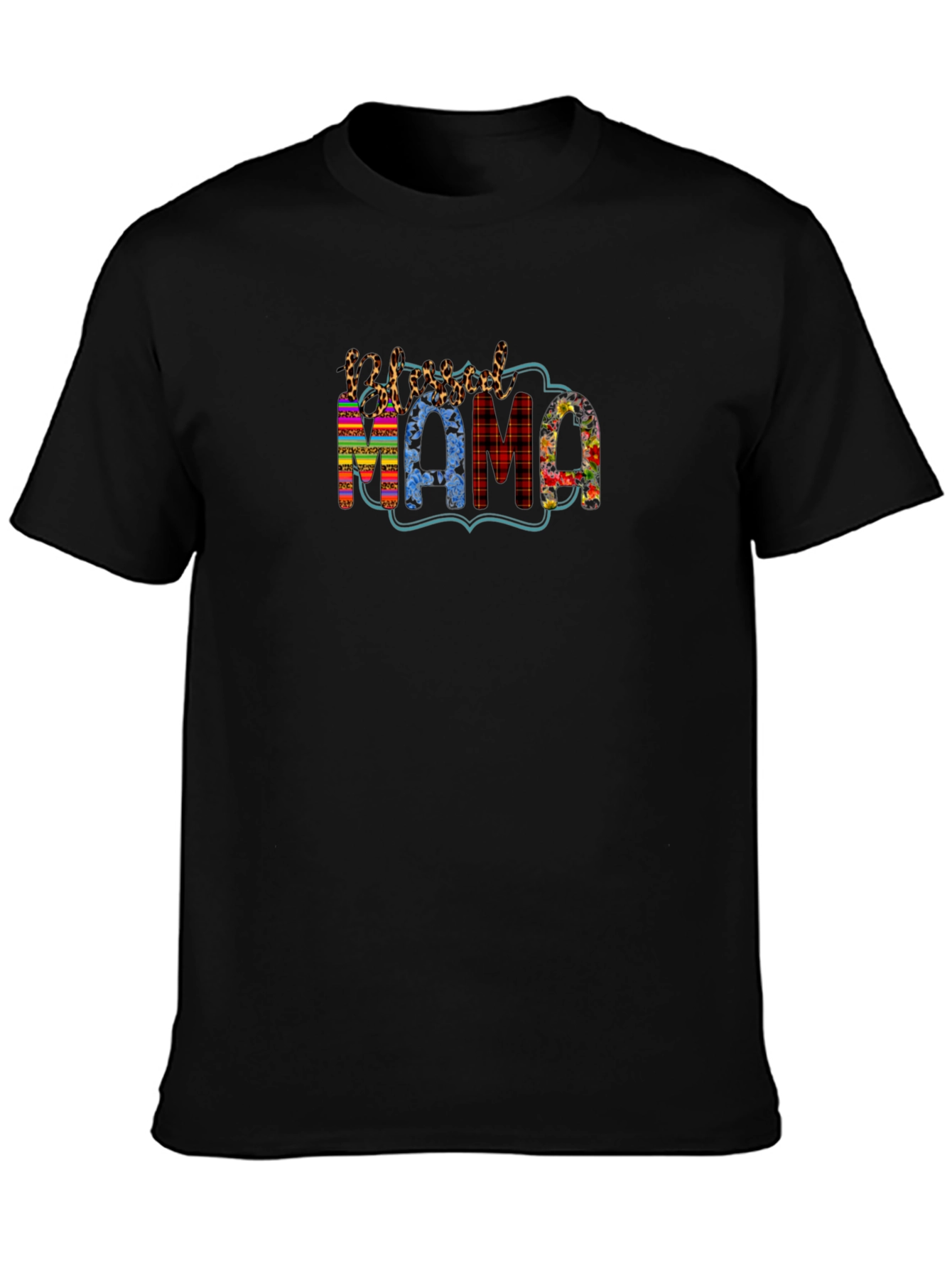 Blessed Mama Graphic Tee - Stylish Comfort