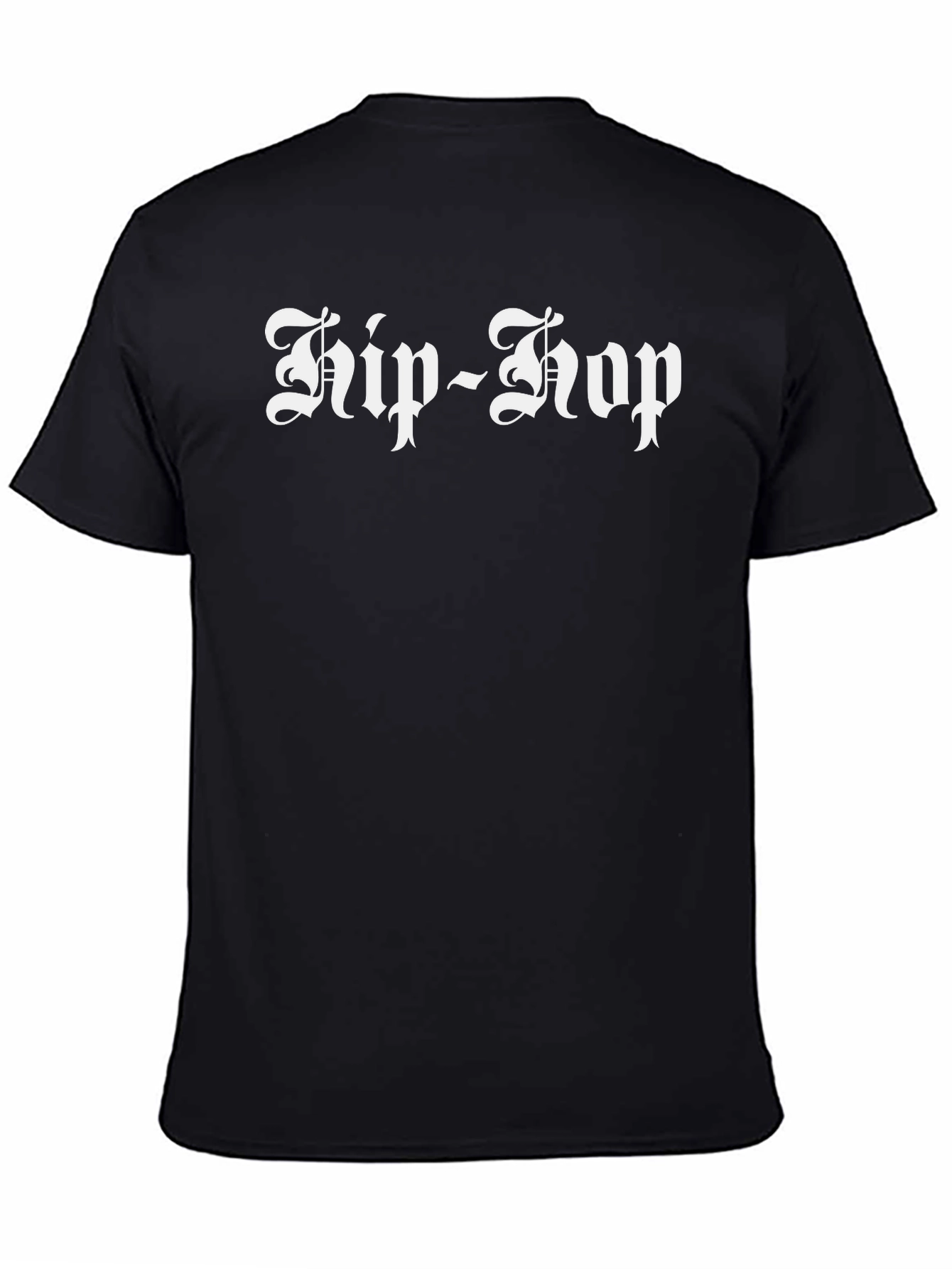 Hip Hop Graphic Tee - Black T-Shirt