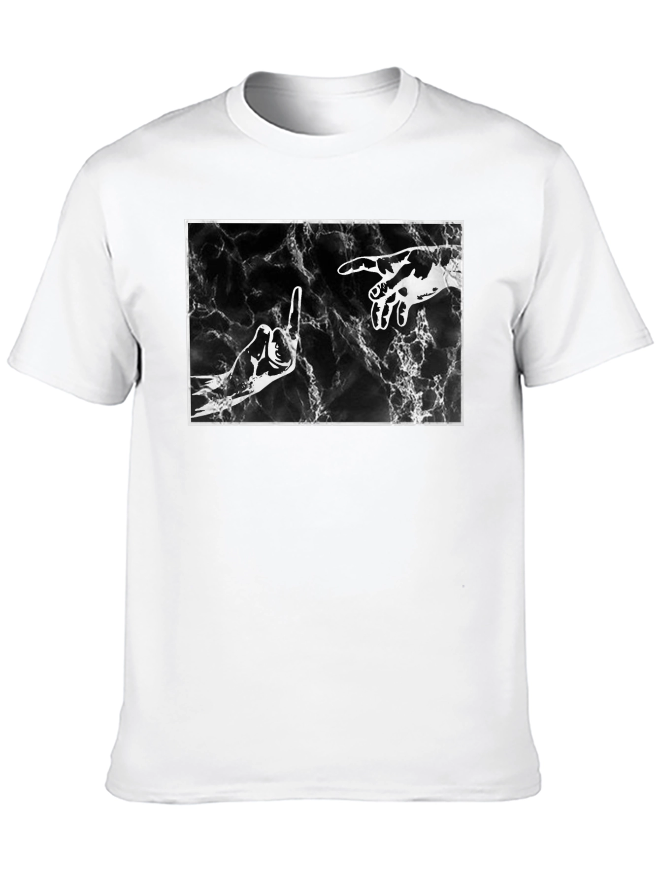 Michelangelo Creation Flip-Off T-Shirt