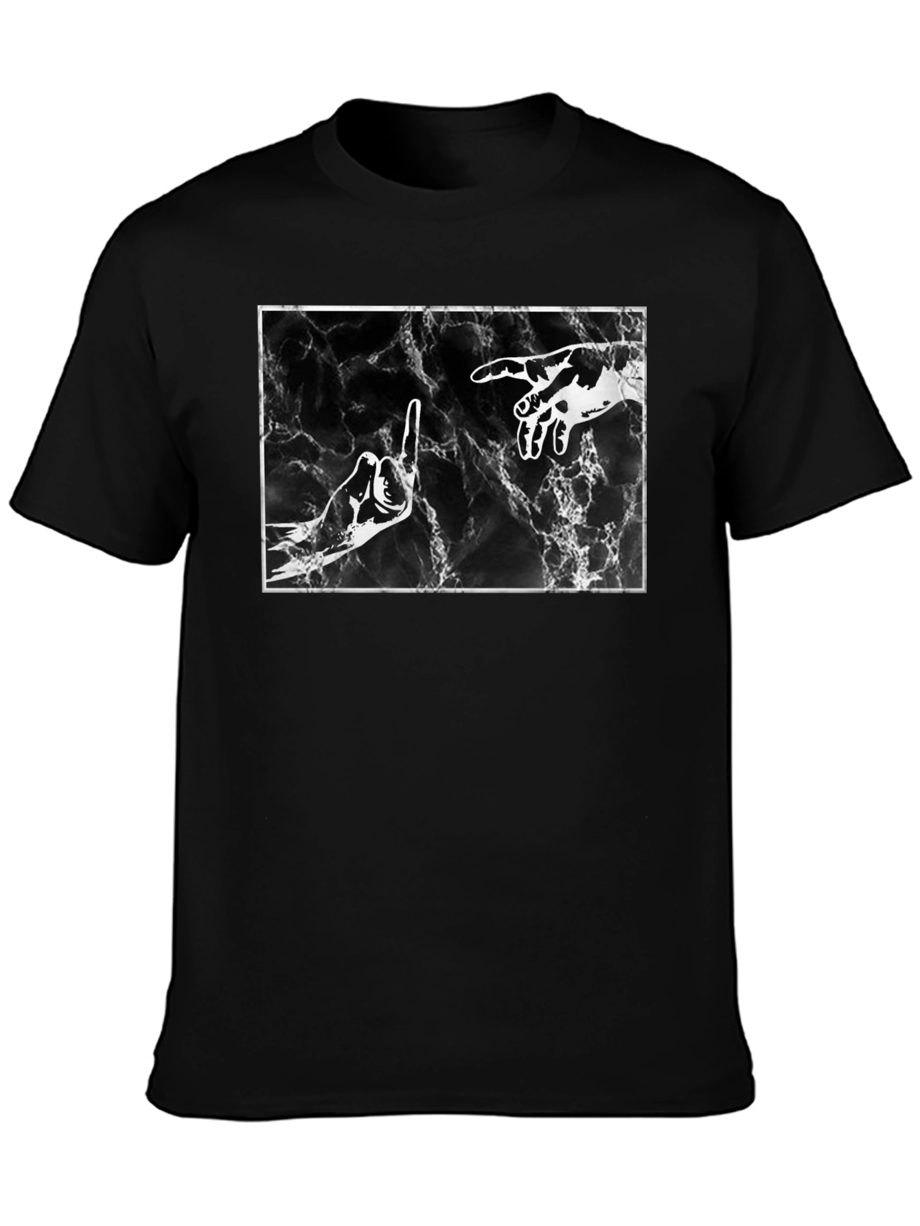 Michelangelo Creation Flip-Off T-Shirt