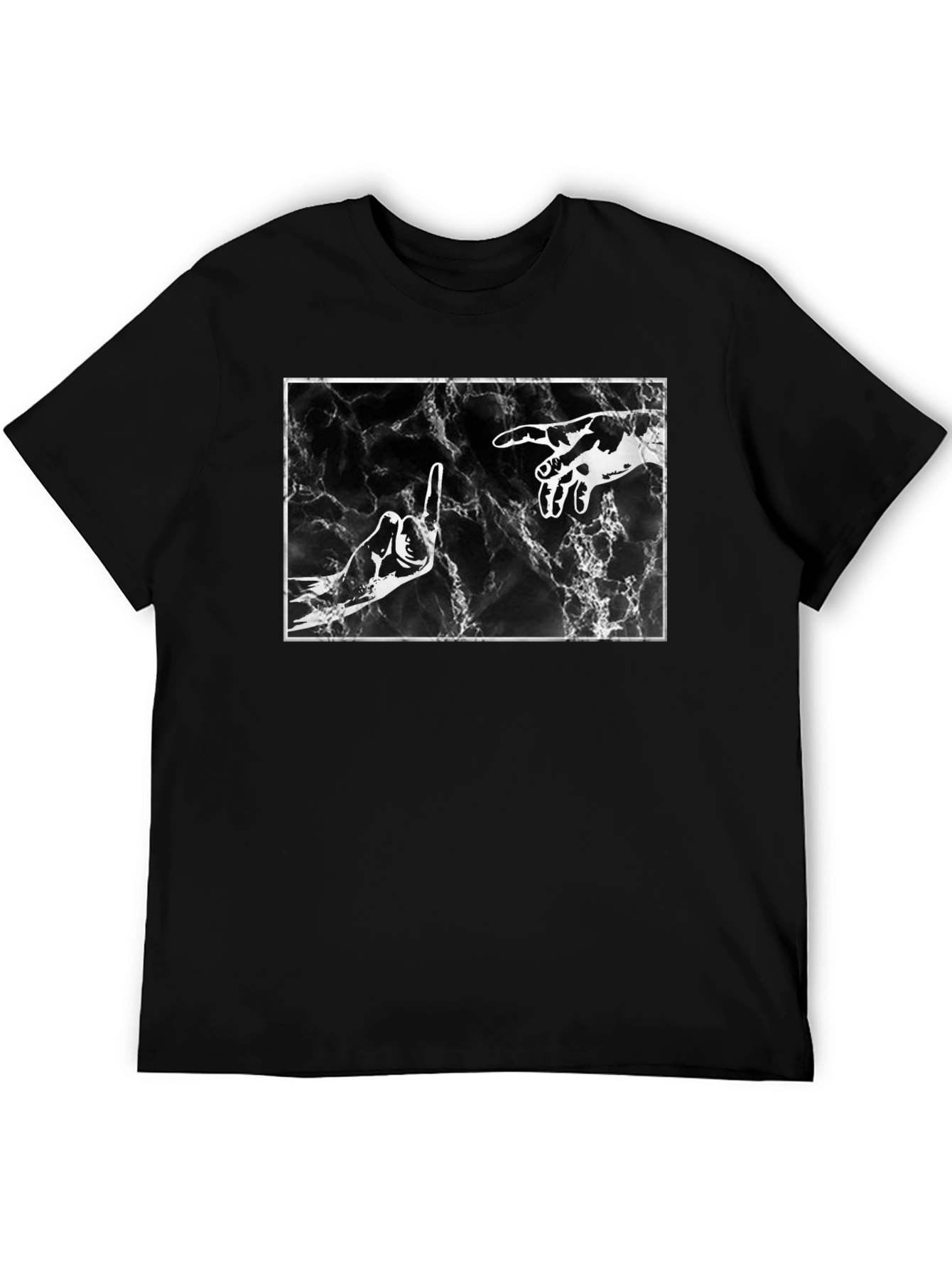 Michelangelo Creation Flip-Off T-Shirt
