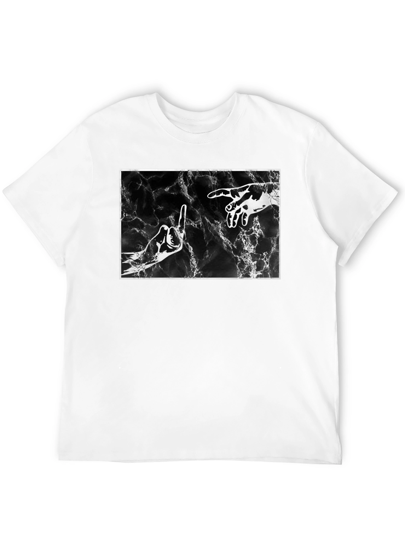 Michelangelo Creation Flip-Off T-Shirt
