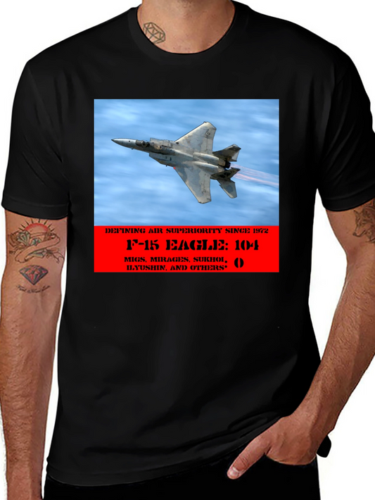 F-15 Eagle Air Superiority Black T-Shirt