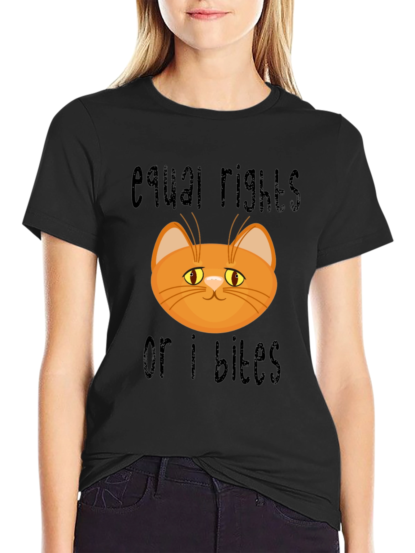 Equal Rights or I Bites Cat T-Shirt