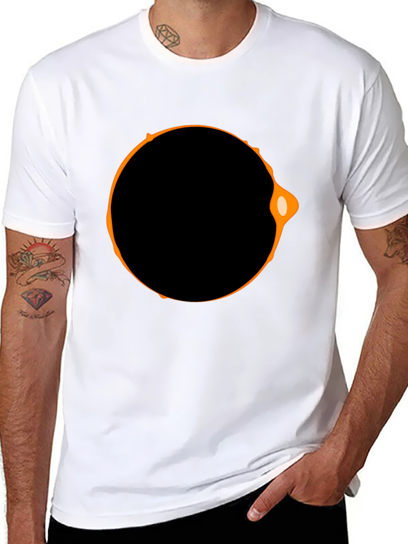 Eclipse Graphic Black T-Shirt