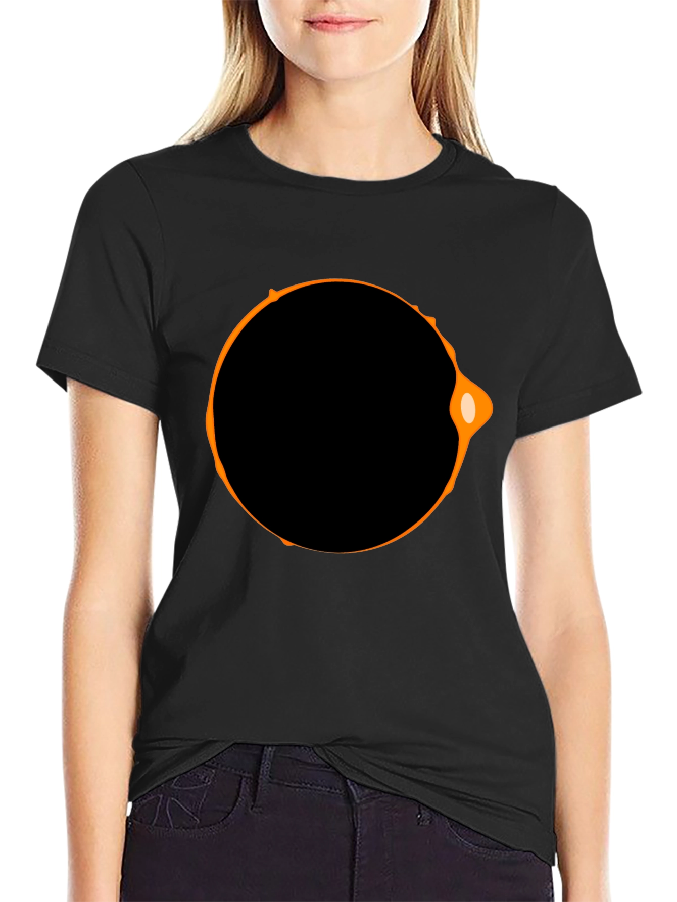 Eclipse Graphic Black T-Shirt
