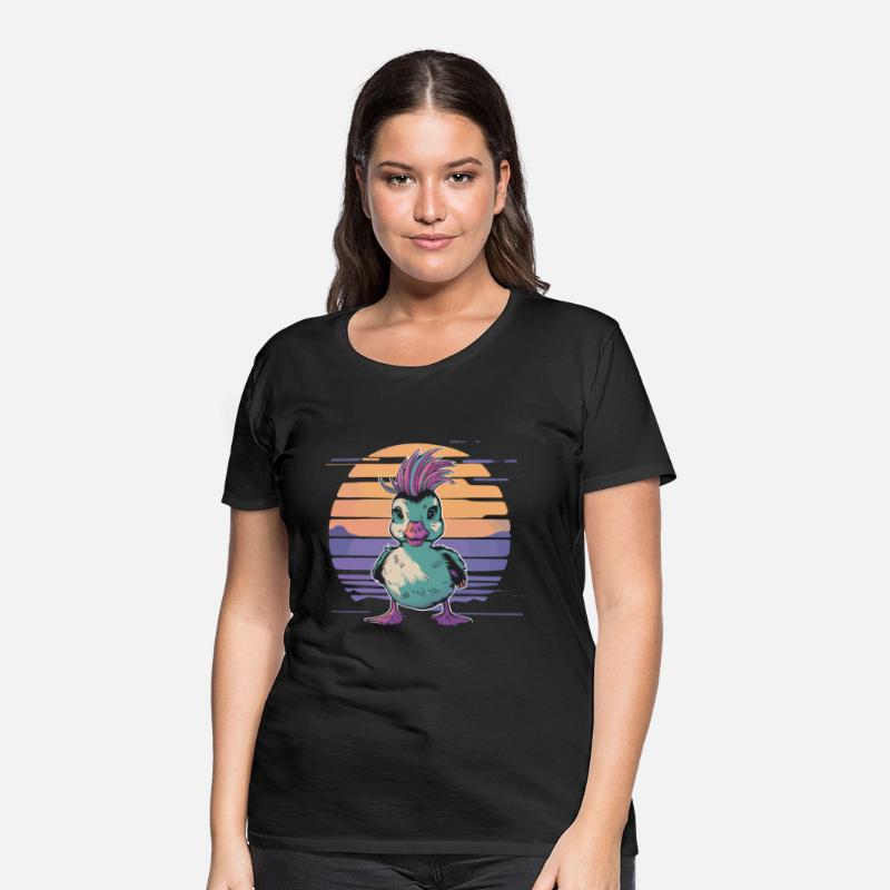 Duck Punk Style Sunset Vibes