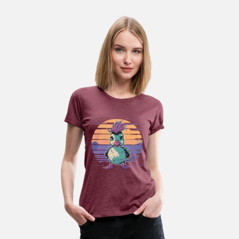 Duck Punk Style Sunset Vibes