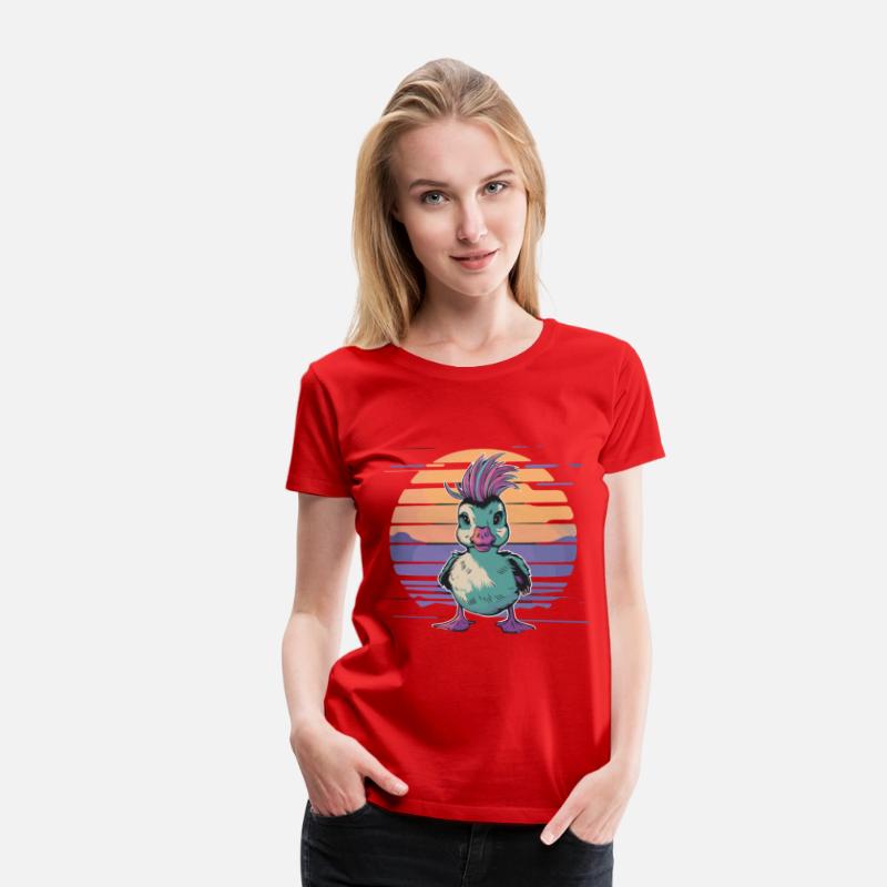 Duck Punk Style Sunset Vibes