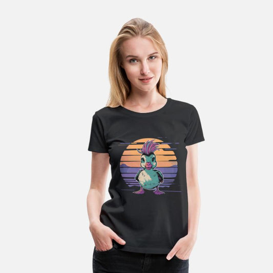 Duck Punk Style Sunset Vibes