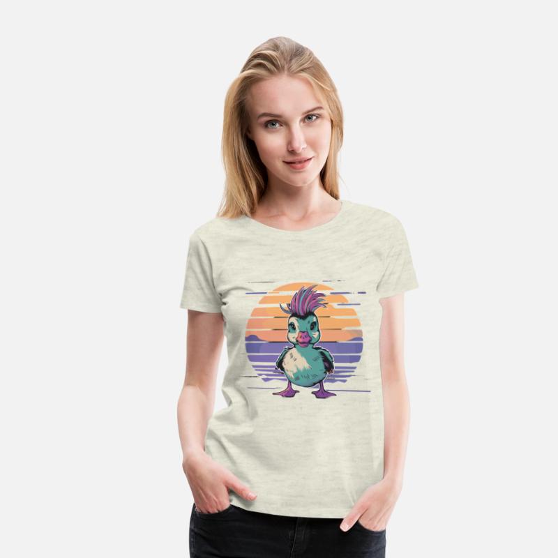 Duck Punk Style Sunset Vibes