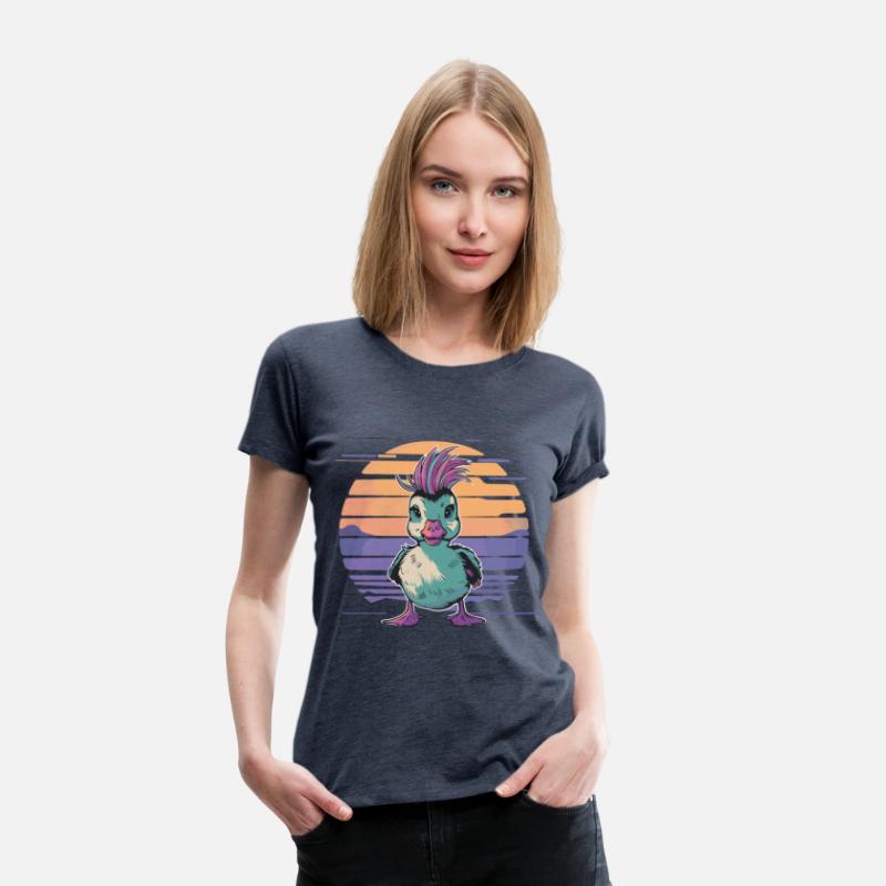 Duck Punk Style Sunset Vibes
