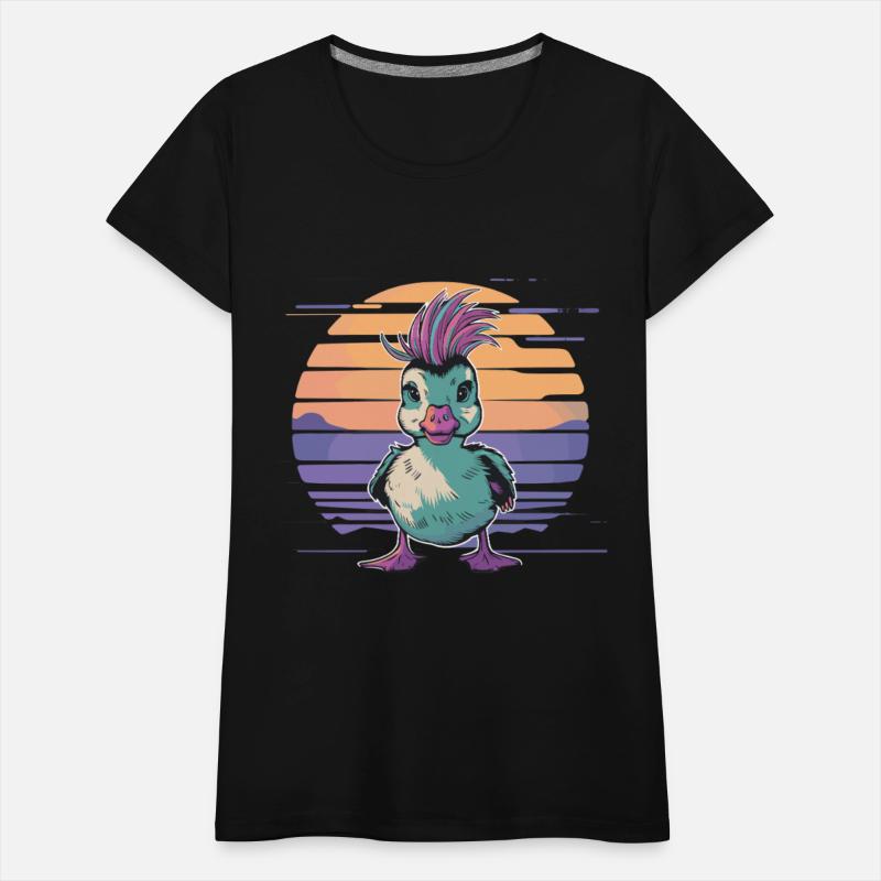 Duck Punk Style Sunset Vibes