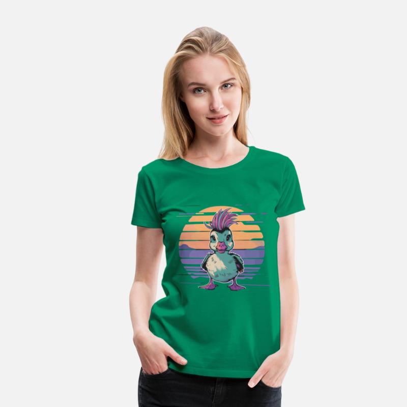 Duck Punk Style Sunset Vibes