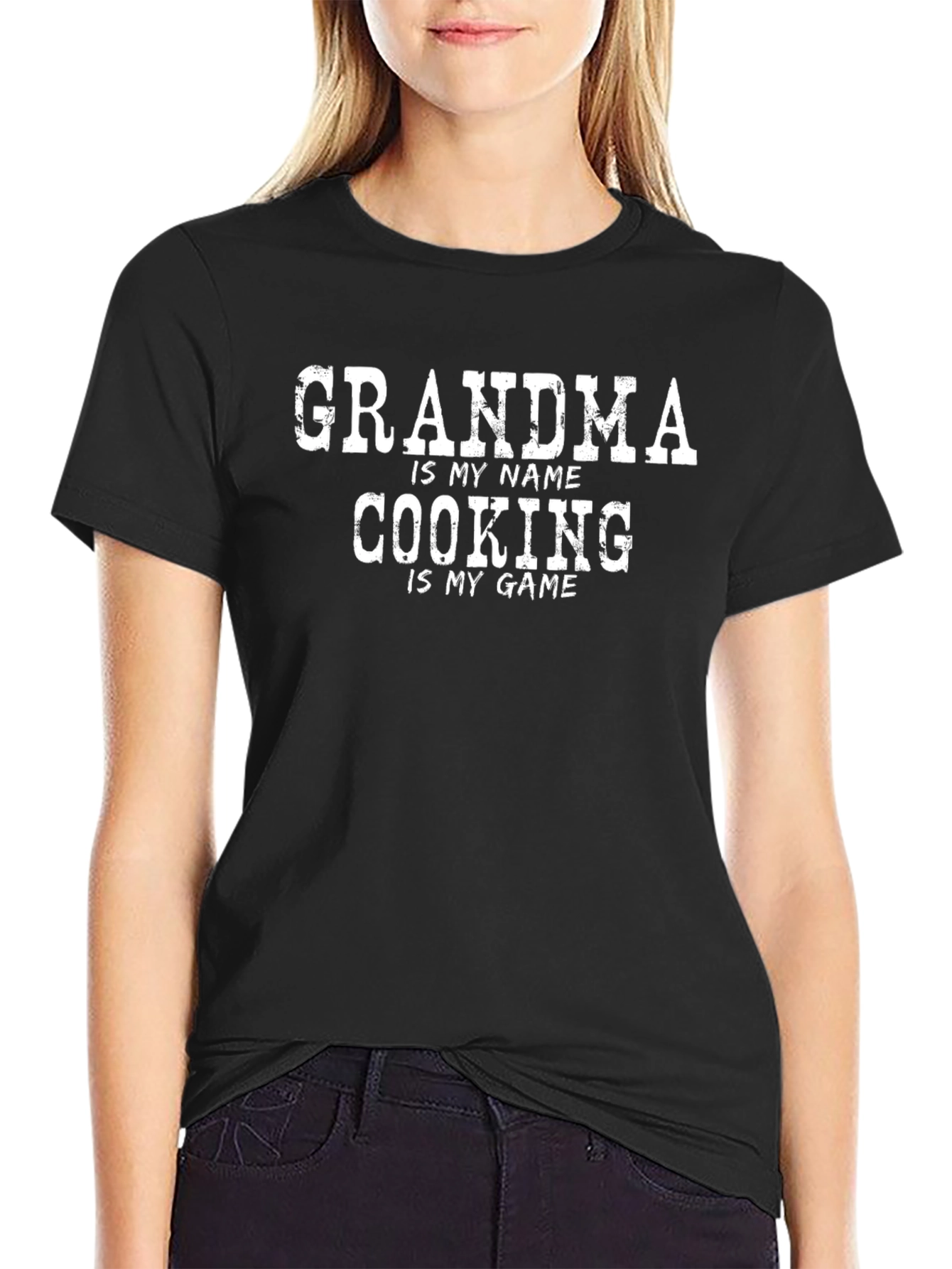 Grandma Cooking Game T-Shirt - Black