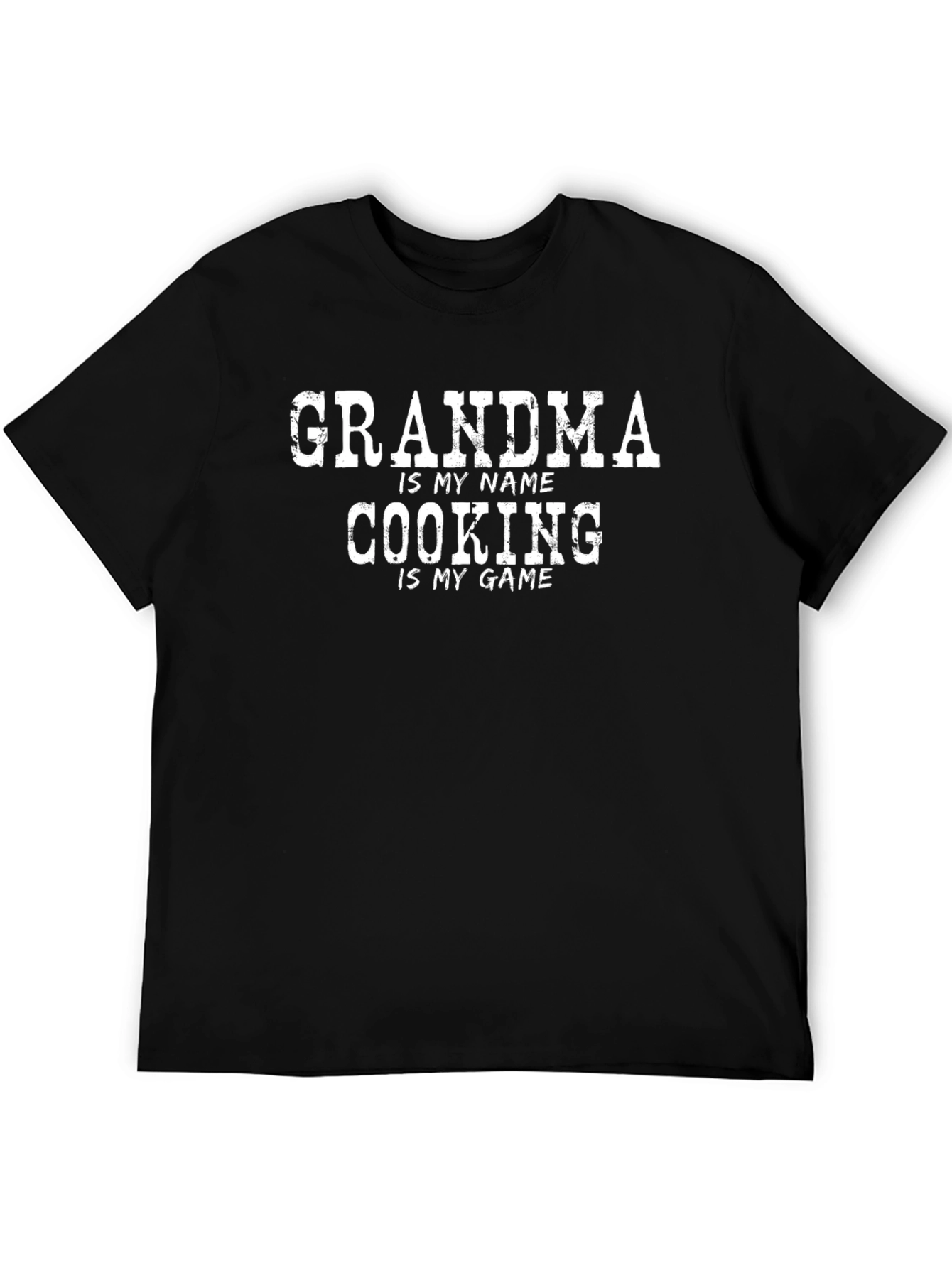 Grandma Cooking Game T-Shirt - Black