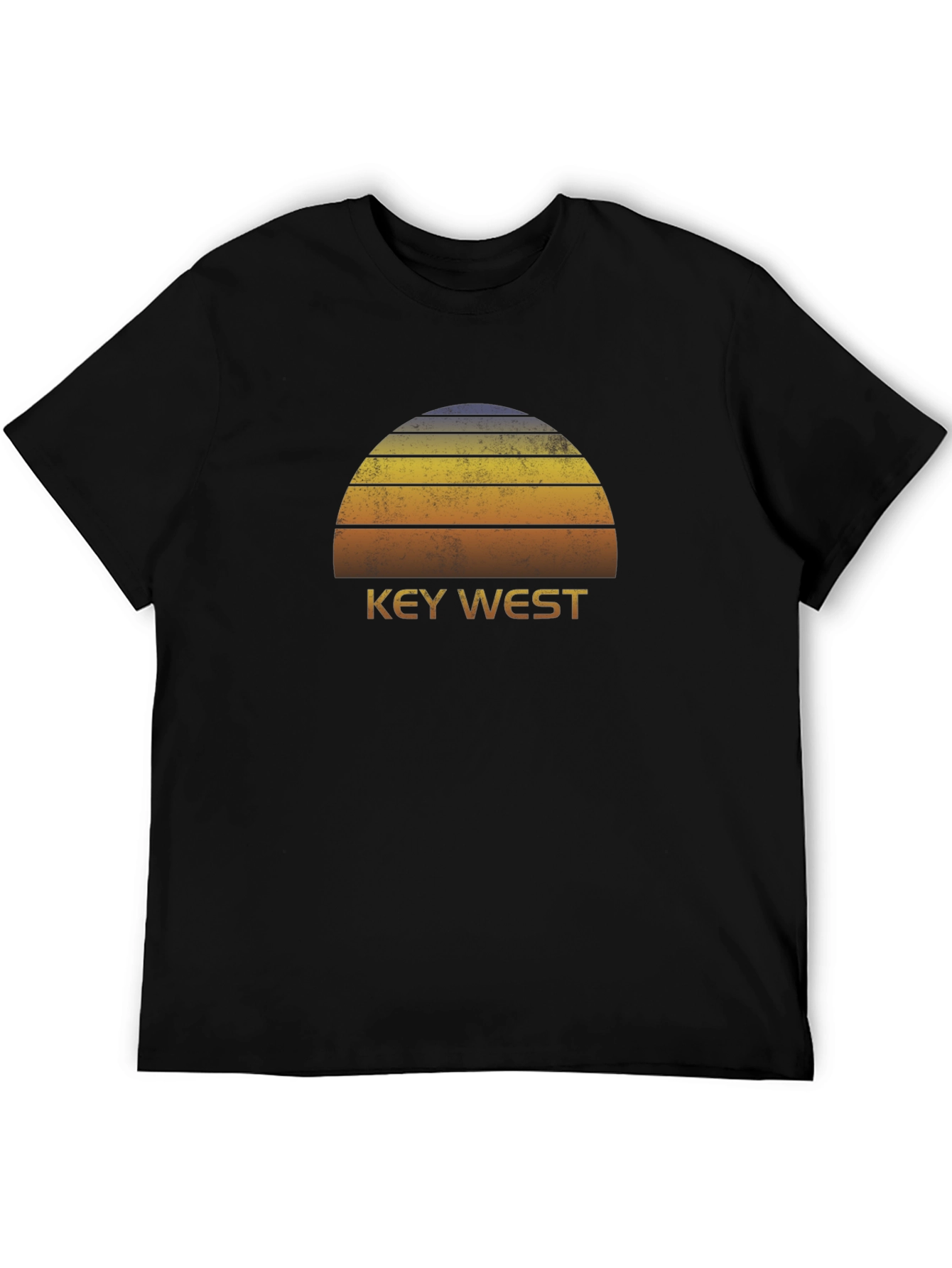 Key West Sunset Graphic Tee - Retro Style