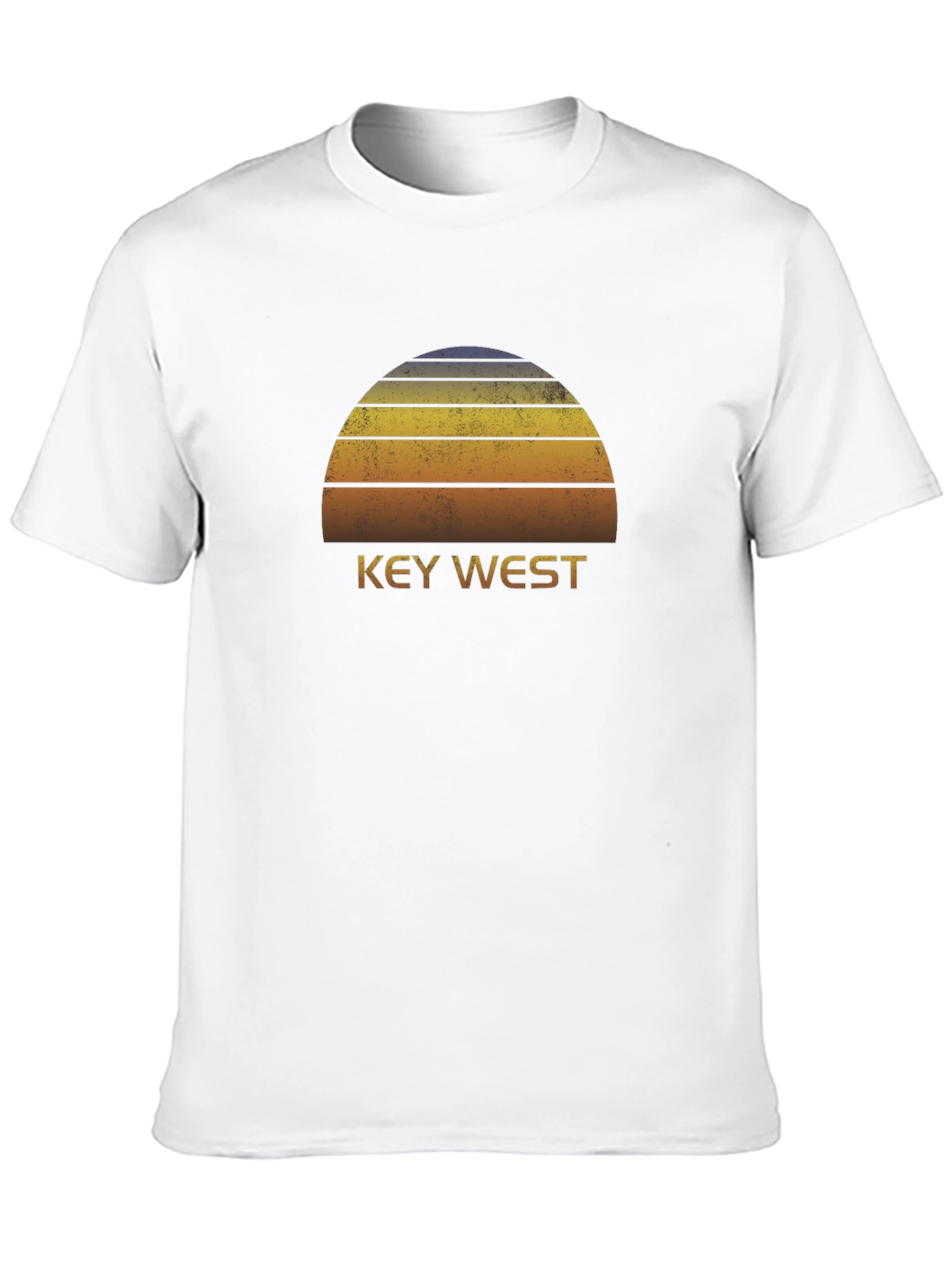 Key West Sunset Graphic Tee - Retro Style