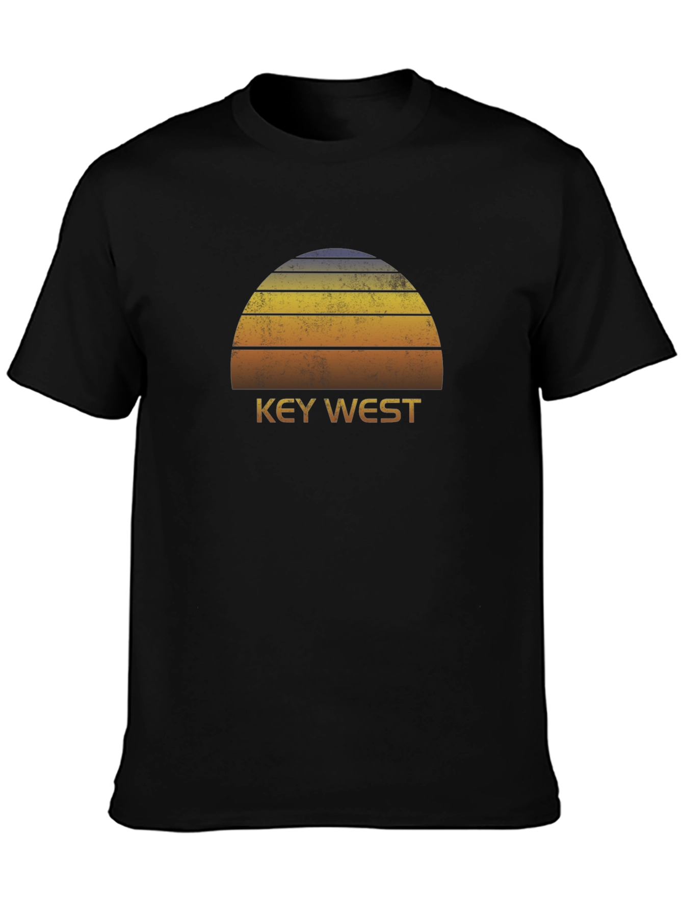 Key West Sunset Graphic Tee - Retro Style